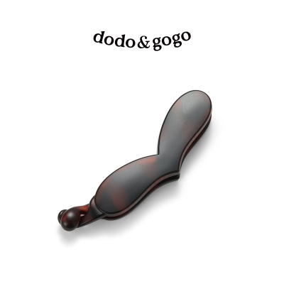 DODOGOGO简约爱心香蕉夹黑色发卡
