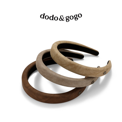 DODOGOGO法式复古皮质发箍