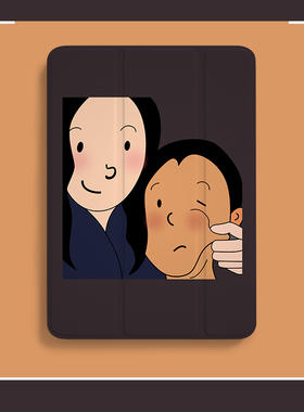 ipad9保护套air4带笔槽pro11情侣3搞怪2021新款mini6防弯10.9软壳2020版19/18三折式5书本第九代全面屏平板壳