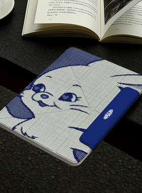 ins风复古适用苹果2025款iPadPro11保护壳磁吸双面夹像素兔子air5/air6/mini7九11代带笔槽卡通10.9亚克力套4