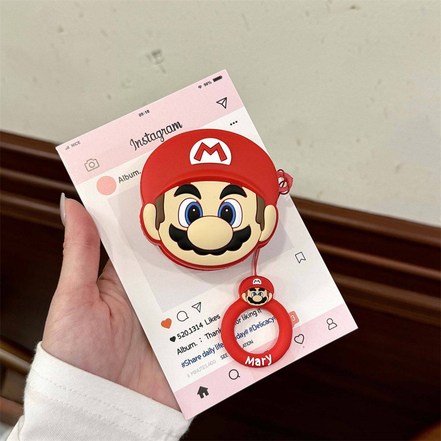 卡通超级马里奥适用华为FreeClip耳夹式耳机套新款FreeARC保护套硅胶5i/6i软壳pro3/pro4华为se2/se3分体耳机