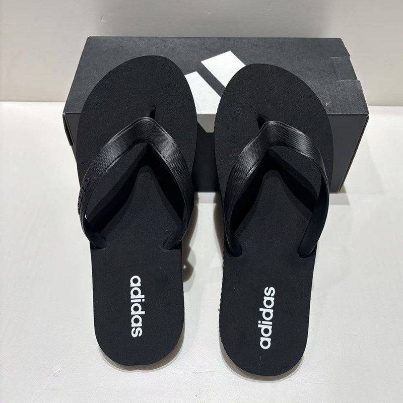 Adidas夹脚拖鞋男女夏季