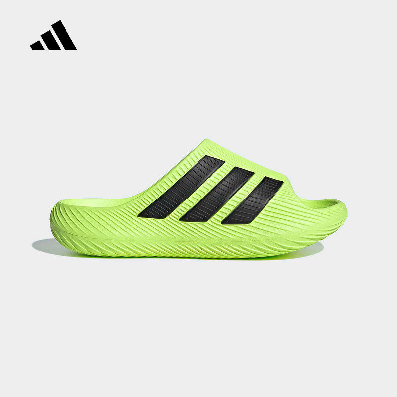 adidas阿迪达斯2026夏中性风缓拖鞋 运动舒缓时尚外穿拖鞋 KH6736