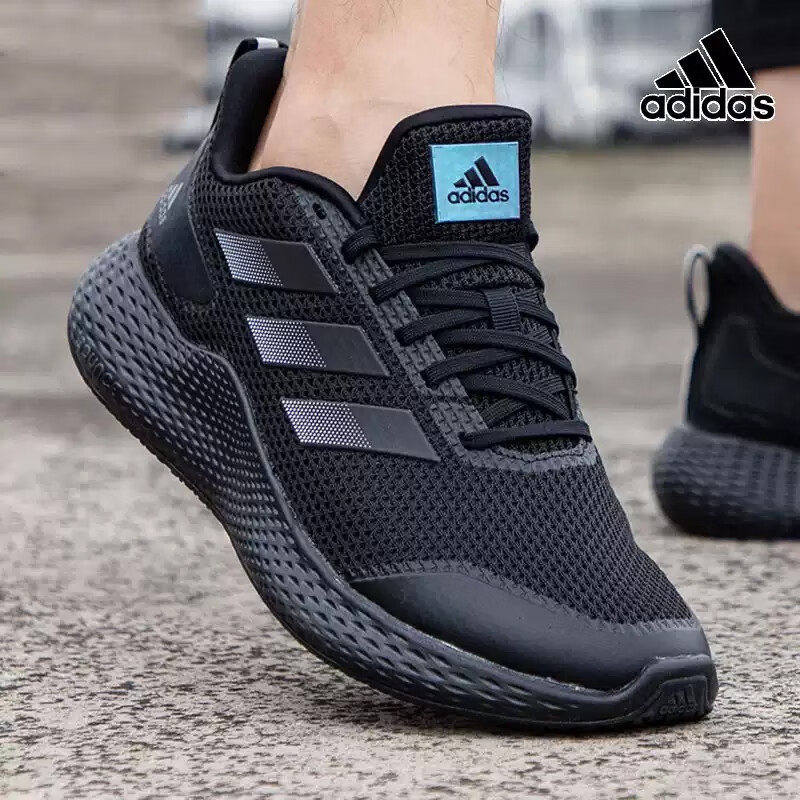 Adidas男鞋正品秋冬季新款黑武士运动鞋缓震透气阿尔法跑步鞋男