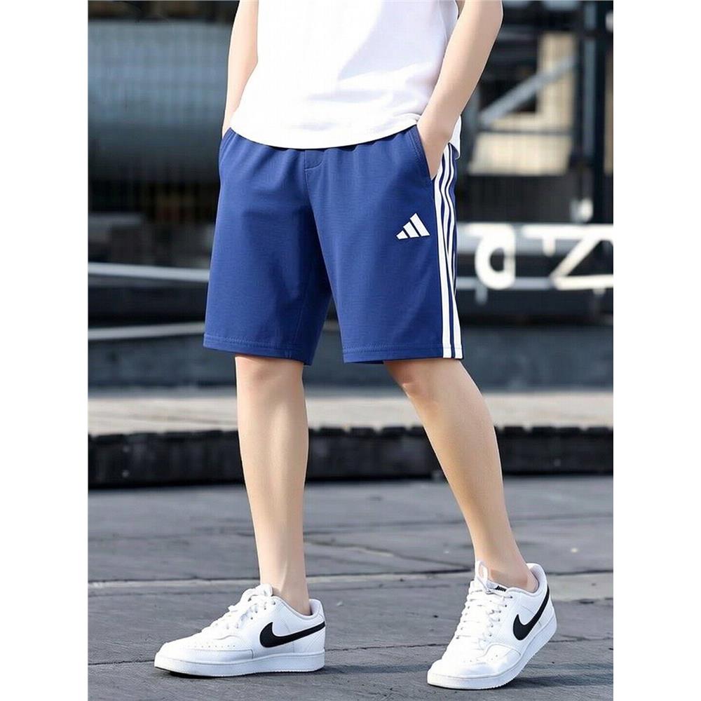Adidas运动短裤男外穿五