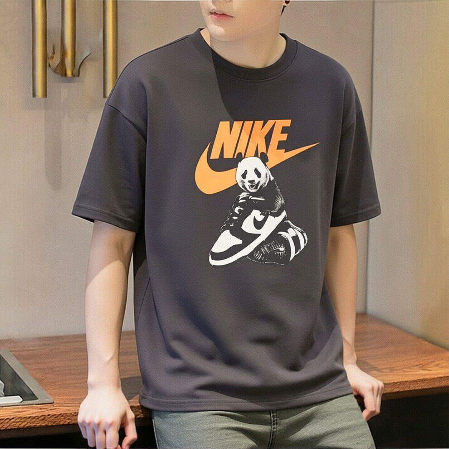 短袖Nike耐克熊猫印花上