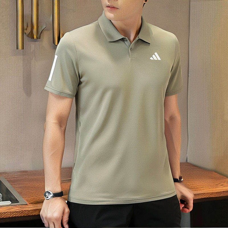 Adidas翻领短袖男夏季新