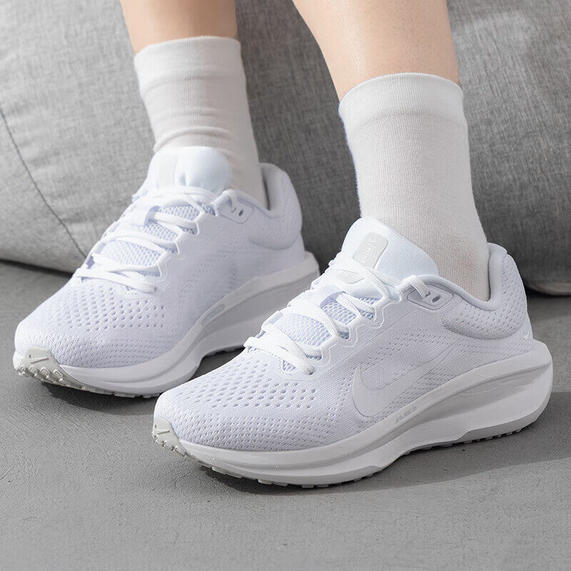 Nike耐克女鞋Air Max飞马网面透气缓震减震跑步鞋白色休闲潮流鞋