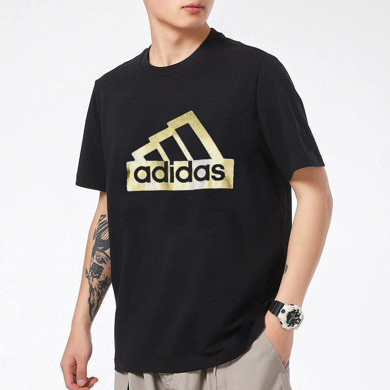 Adidas男款纯棉短袖T恤G
