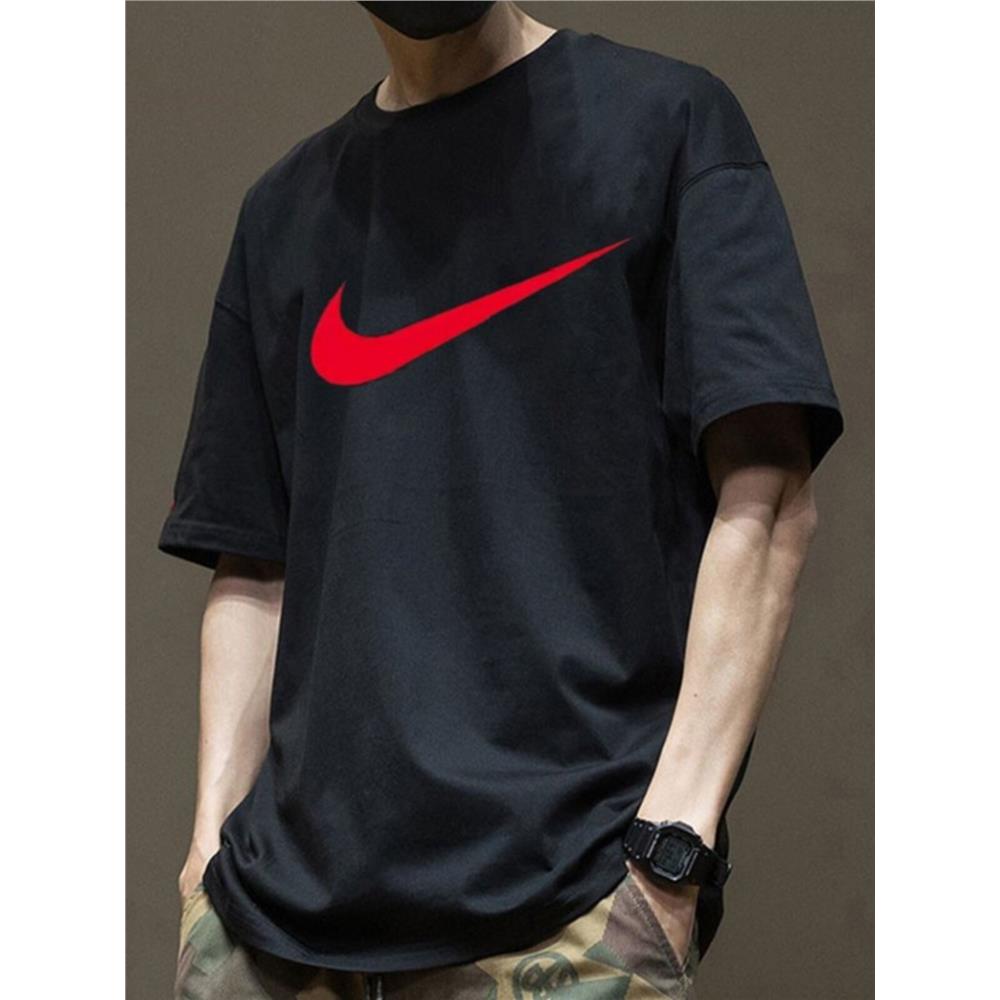 Nike耐克正品红色大标短