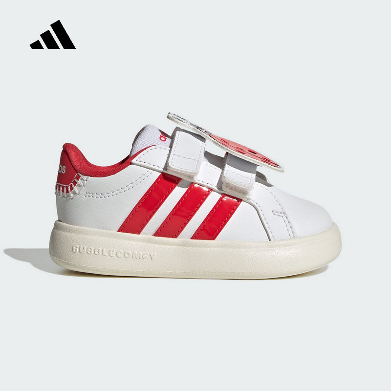 adidas阿迪达斯男婴童鞋新款透气耐磨时尚百搭运动休闲鞋KJ8652