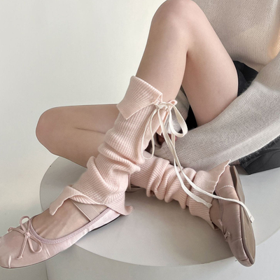 袜套堆堆袜修饰腿型白色小腿袜