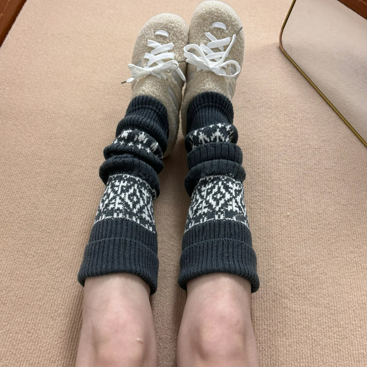 费尔岛袜套堆堆袜厚袜子冬季小腿袜保暖腿套长筒袜女款冬天长袜女,女士内衣/男士内衣/家居服,长筒袜,淘宝优惠券,粉丝福利购,淘宝优惠卷