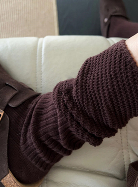 美拉德袜子女秋冬款白色堆堆袜勃肯鞋长筒袜ins春秋黑色中筒袜棉