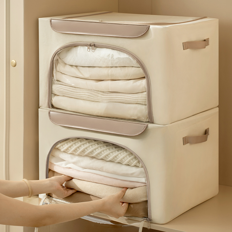 大容量被收纳箱衣服整理箱子加厚布艺家用百纳箱可折叠储物箱神器