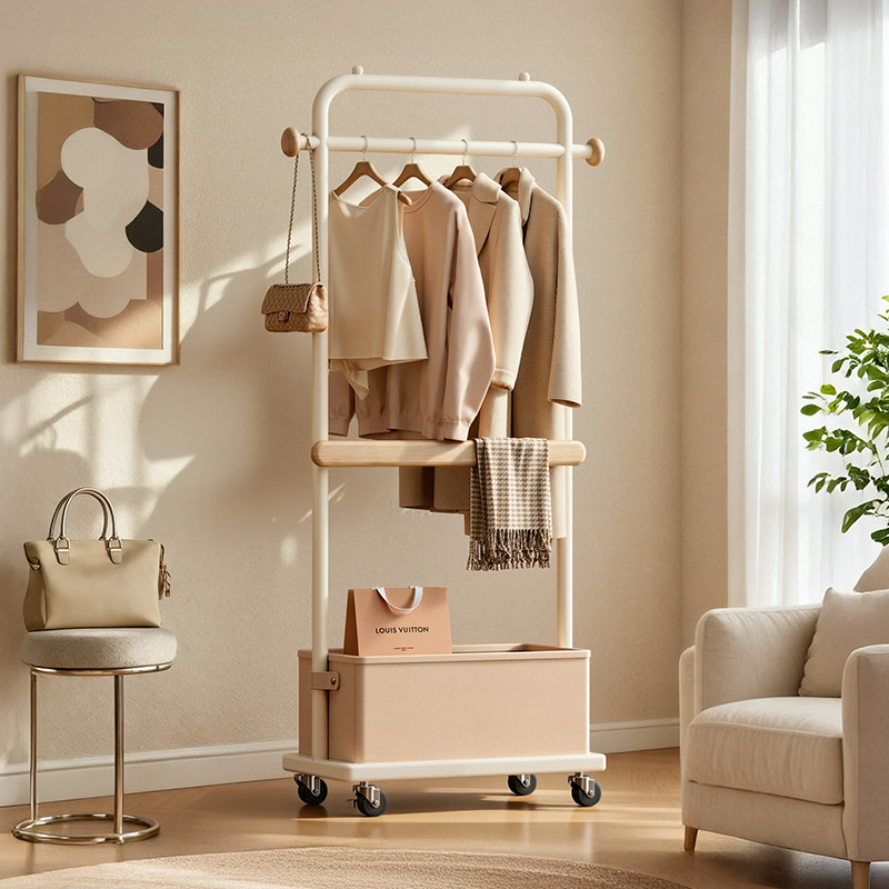 【国补15%】卧室移动落地挂衣架