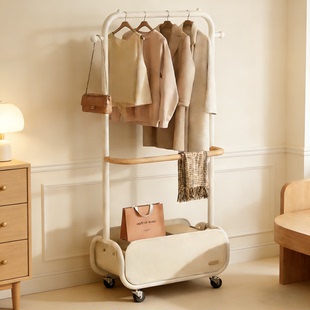 挂衣架落地卧室房间不占空间的挂衣服置物架子新型移动室内衣帽架