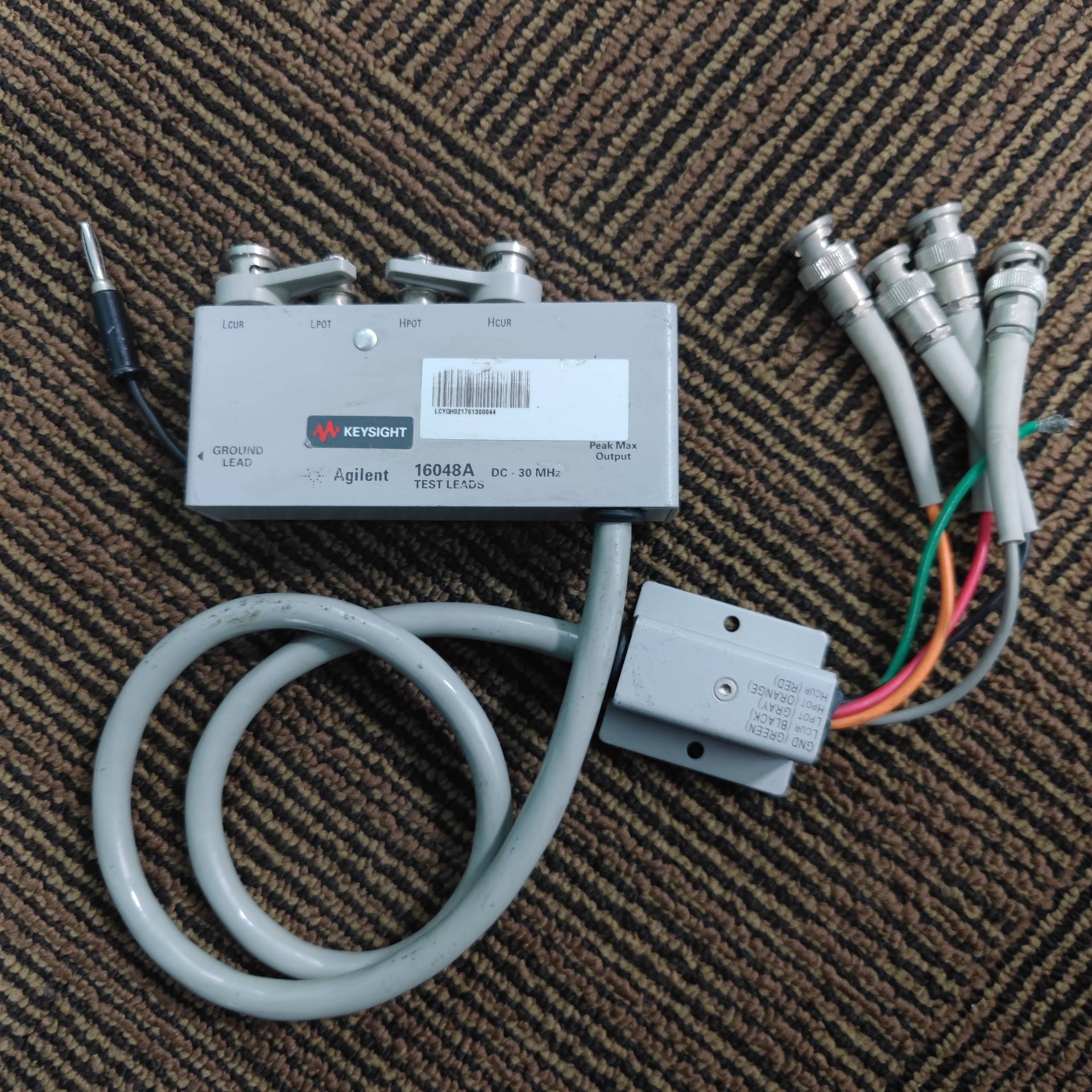 议价议价安捷伦16048A夹具LCR电桥专用.实物图。成色漂亮。不议价