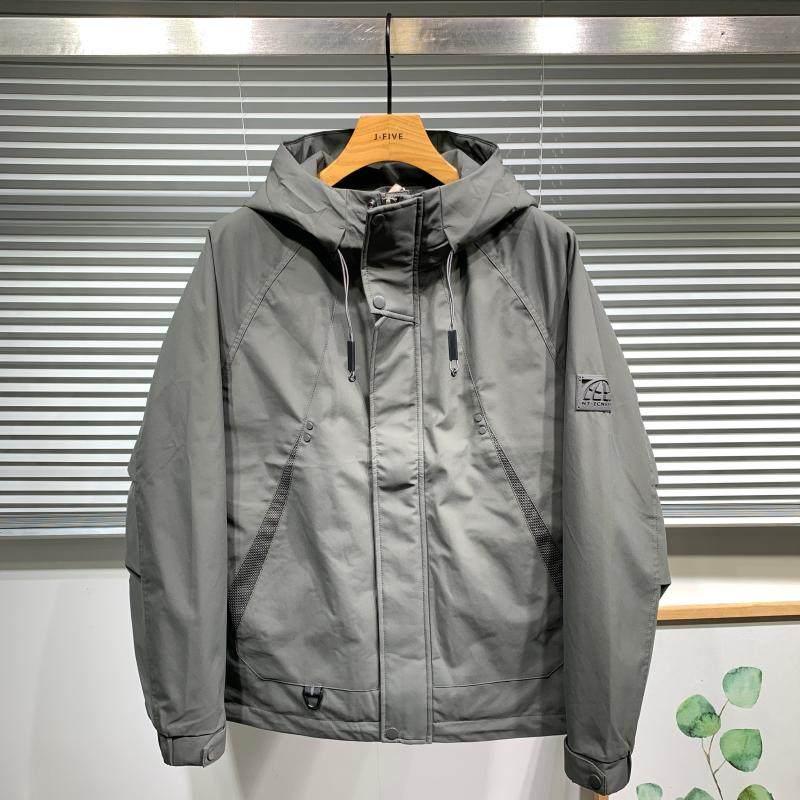 棉服男士2025年冬季新款潮流拼接工装棉袄夹克休闲连帽棉衣外套男,男装,棉衣,淘宝优惠券,粉丝福利购,淘宝优惠卷