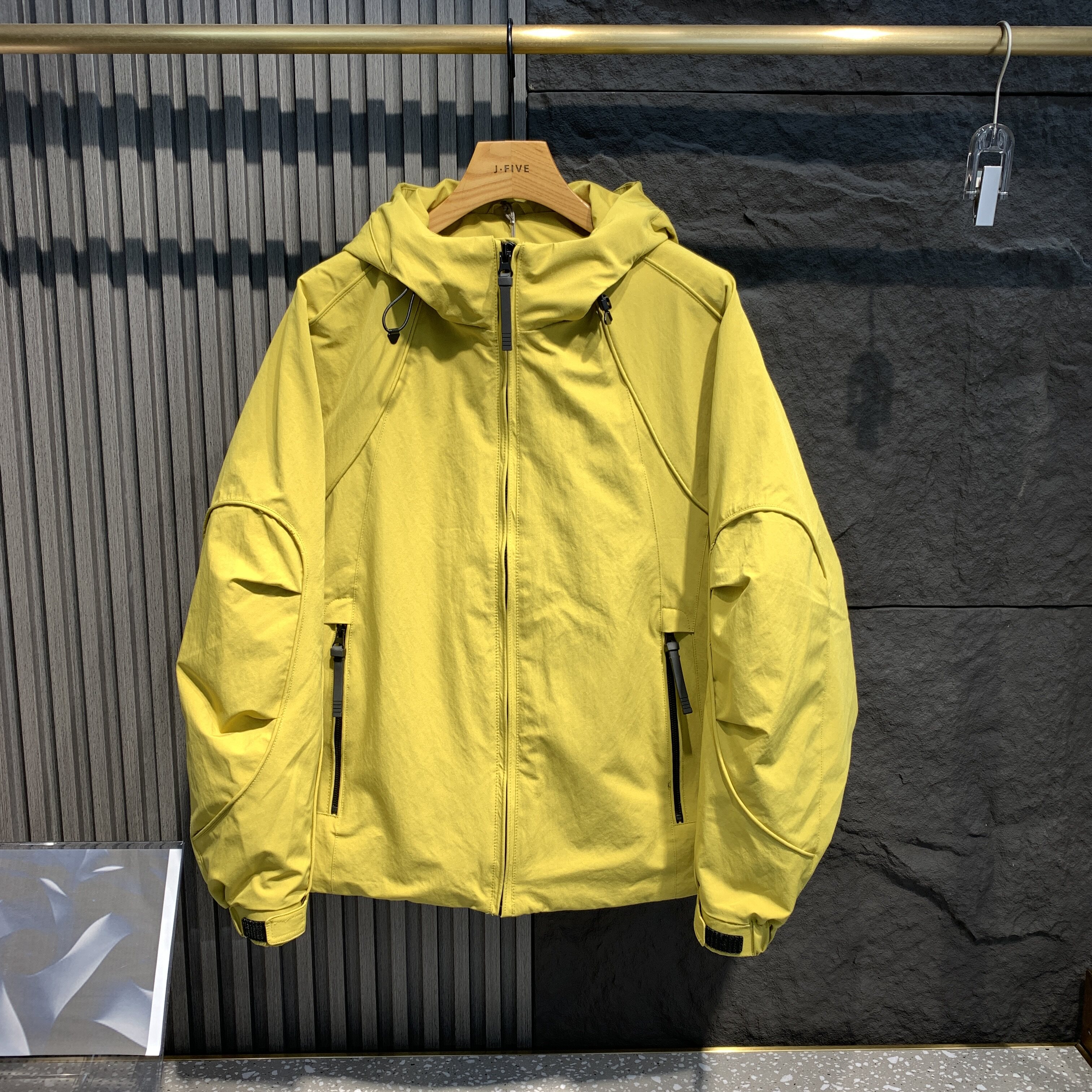 潮流时尚连帽棉衣男休闲保暖外套青年薄棉夹克春季简约百搭棉服