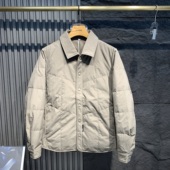 羽绒服宽松大码 2025冬季 潮流百搭休闲翻领轻薄款 男士 外套上衣 新款