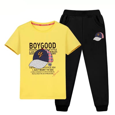 新款夏季纯棉短袖t恤童装