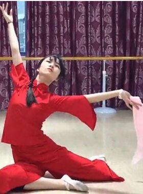 红高粱广场舞民国演出服