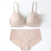 6IXTY8IGHT 68 da thật mịn màng băng lụa không có vòng thép mỏng cup bra bra nữ BR07164 - Bộ đồ lót