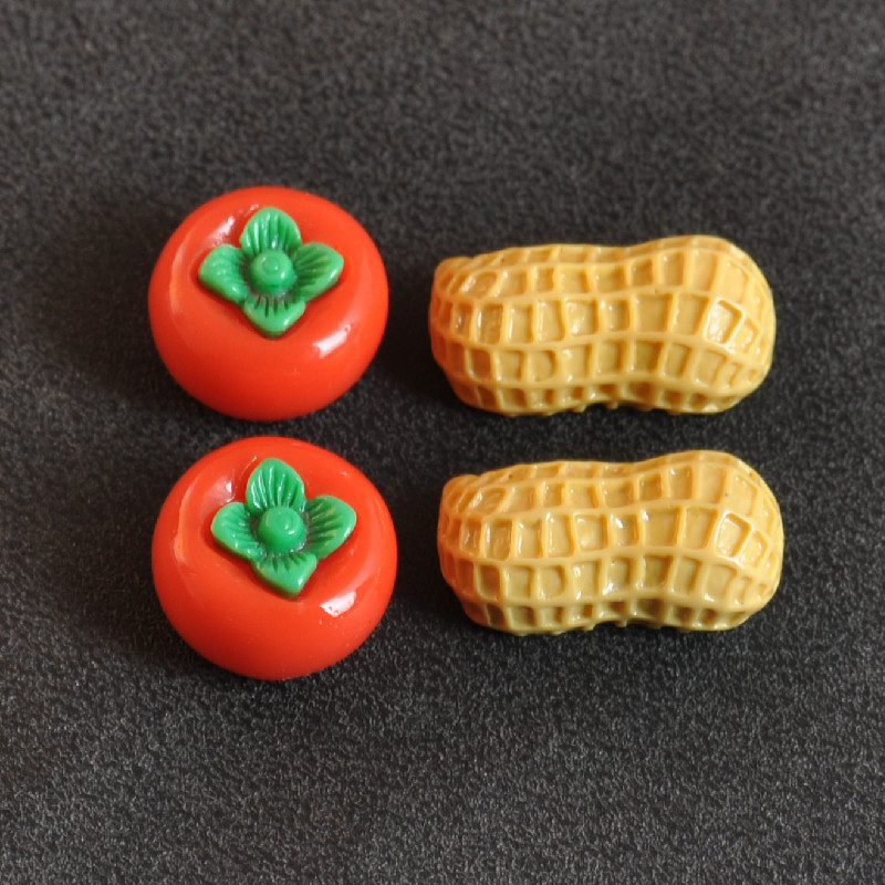 花生柿子仿真食物冰箱贴磁贴个性创意装饰磁吸磁铁瓜子冰箱白板贴