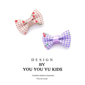 韩系可爱蝴蝶结儿童发夹女童春季 BB夹刘海夹女孩发卡宝宝头饰 新款