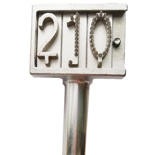 定做不锈钢生猪打码器编号码拍号器活猪牛羊屠宰打号机打号器针刺式记号用拍号板汉字图形定制防串货用打码器