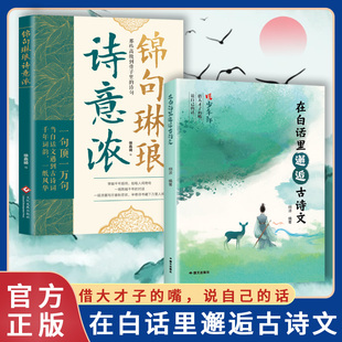 【认准正版】在白话里邂逅古诗文 当白话遇见古诗文腹有诗书气自华藏在古诗文里的夸人宝典提升写作技巧和语言魅力JL