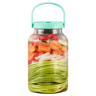 四川泡菜坛子家用玻璃密封罐咸菜腌菜罐腌制辣椒酱罐子老式酸菜缸