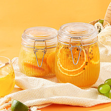 密封罐玻璃食品级百香果蜜蜂蜜瓶腌制泡菜坛子泡酒收纳家用储物罐