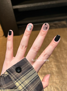 【小猫爪】卡通猫爪猫眼超可爱小猫美甲贴高级感短款