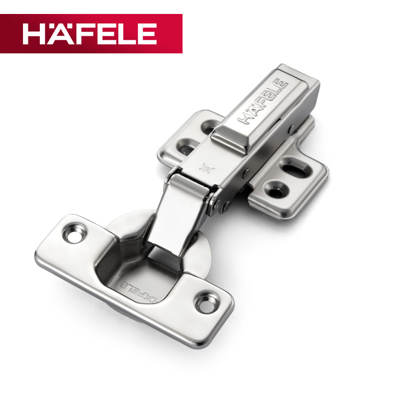 德国海福乐二段力铰链中弯合页荷叶橱柜门缓冲液压阻尼弹簧飞机折