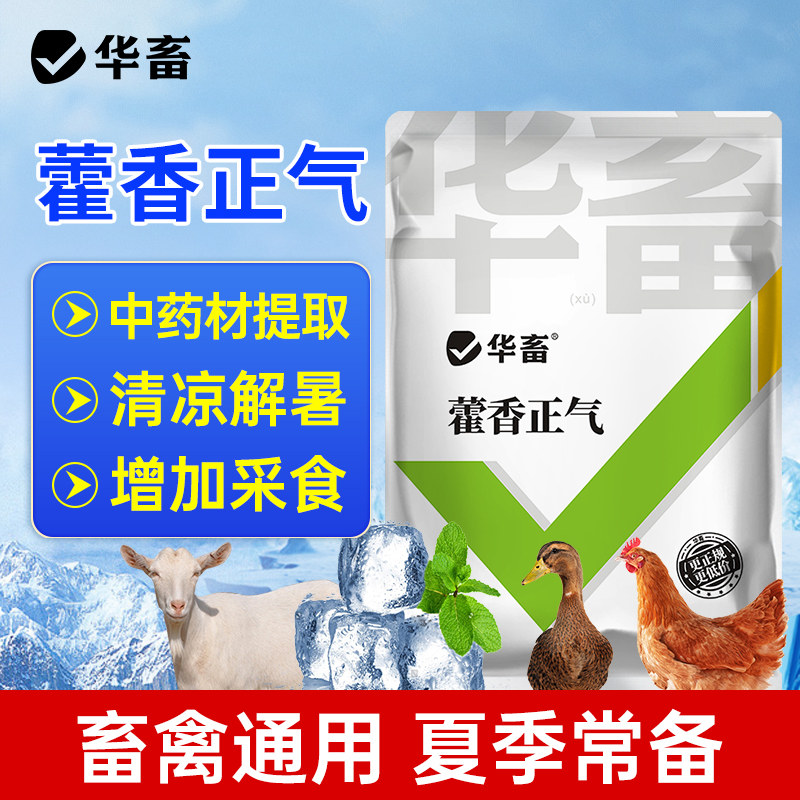 华畜兽用藿香正气畜禽冰爽VC降温消暑维生素粉猪牛羊鸡鸭鹅抗应激,宠物/宠物食品及用品,家养大动物饲料,淘宝优惠券,粉丝福利购,淘宝优惠卷