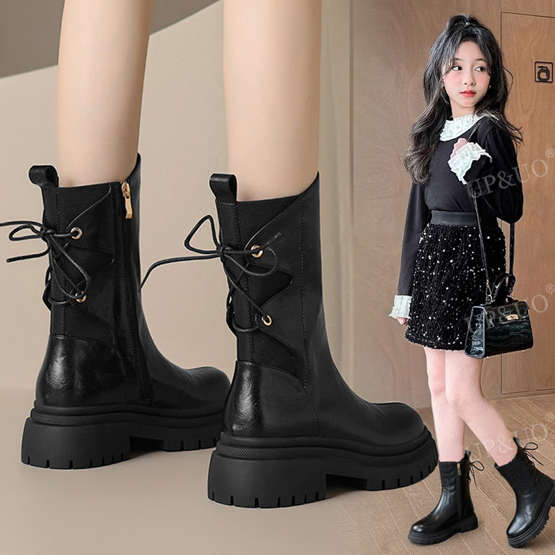 女童马丁靴2025新款秋冬季小公主加绒二棉鞋大童短靴洋气儿童靴子,童鞋/婴儿鞋/亲子鞋,皮靴,淘宝优惠券,粉丝福利购,淘宝优惠卷