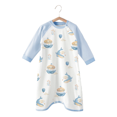 【猫肚棉】婴儿睡衣春秋纯棉睡袋