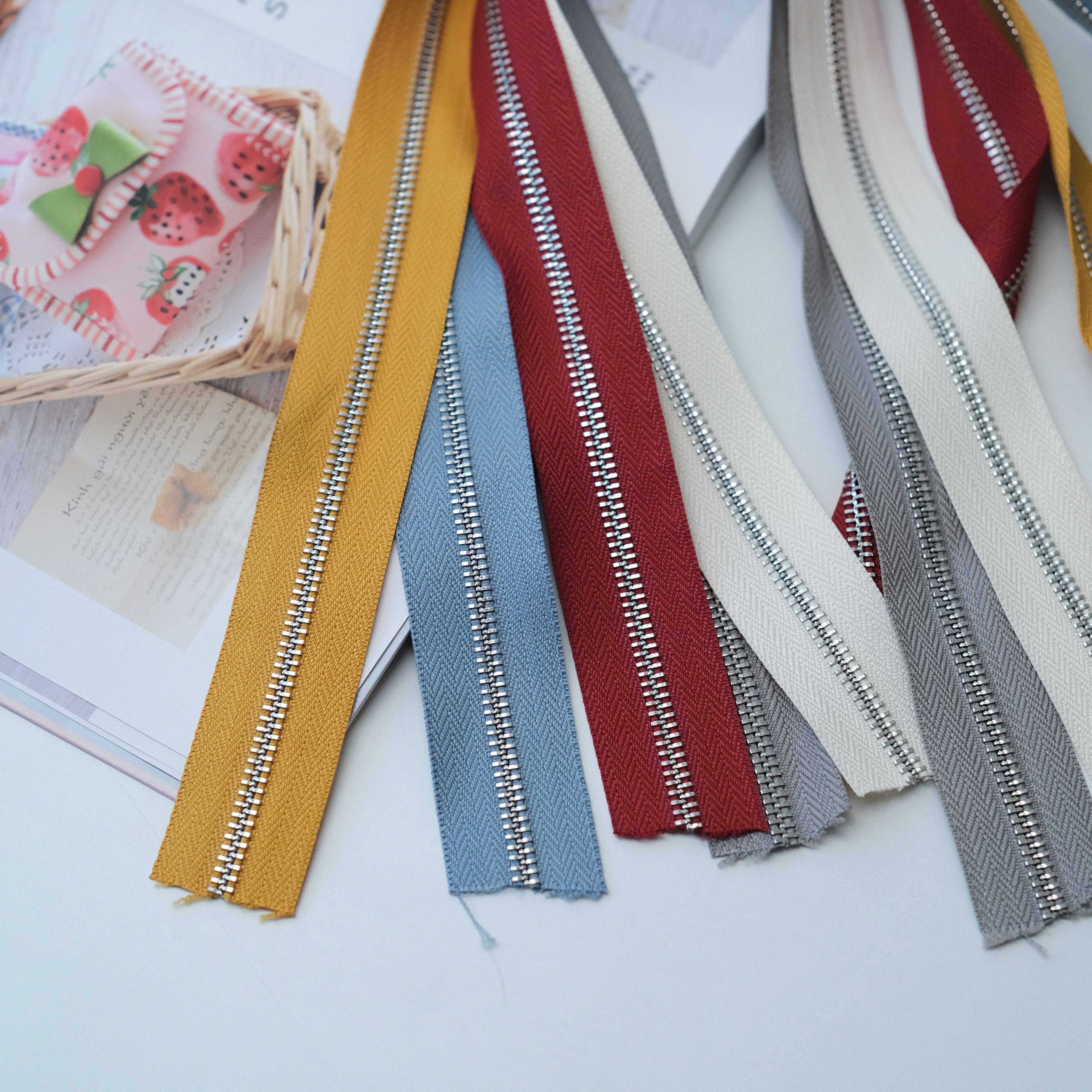 新色银齿5号金属拉链DIY包包外套拉链银齿拉锁羽绒服衣服手工辅料