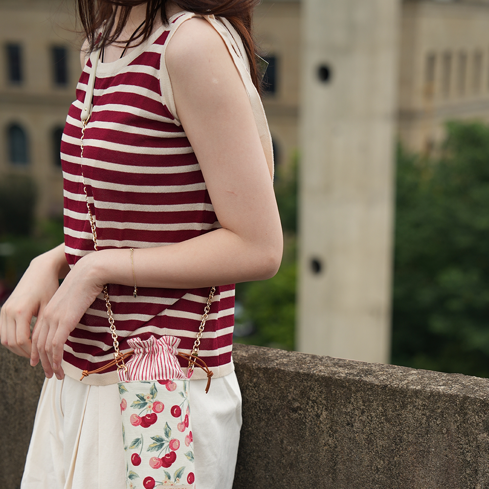 라이트 골드 클램프 버클 하드웨어 크로스 바디 크로스 숄더 블랙 탈부착 가능 펀칭 없음 마이크로파이버 투엔드 체인 숄더 스트랩 백