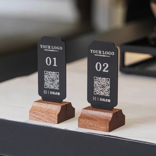 新中式餐厅桌号牌