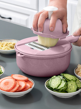 切菜神器削土豆丝切片机刨丝擦丝切丝刮丝插丝家用厨房多功能萝卜