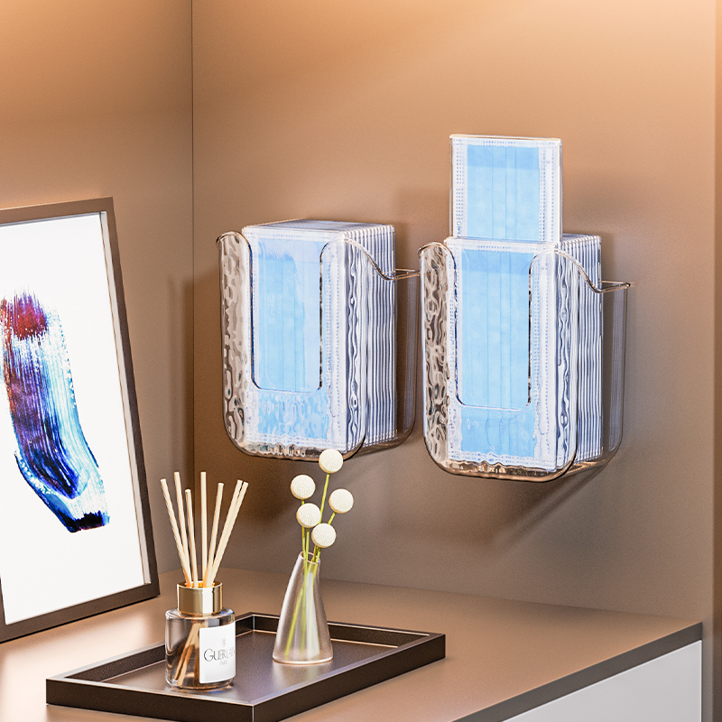 口罩收纳盒家用玄关壁挂式