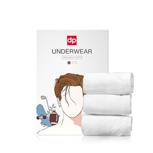 一次性内裤男士平角纯棉灭菌旅行用品男四角大码日抛免洗短裤15条