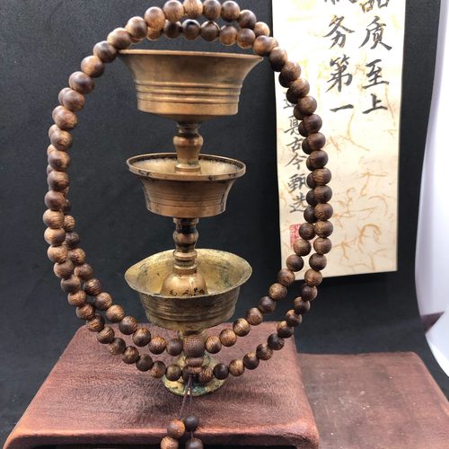 绿奇楠沉香手串天然微油老型珠圆珠男女沉水级真品108颗佛珠文玩