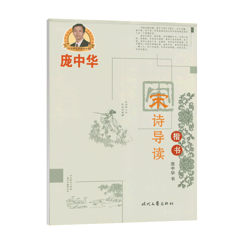 庞中华 楷书钢笔硬笔字帖 宋诗导读 全国版 高透蒙纸 可描红 可临写 中小学生适用 硬笔字帖