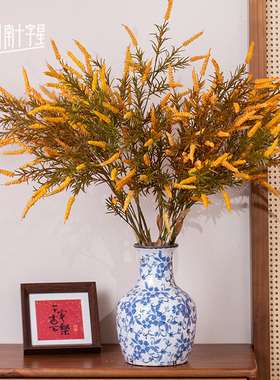 南十字星 长枝麦穗干花仿真花摆件开业装饰“大麦”客厅新年装饰