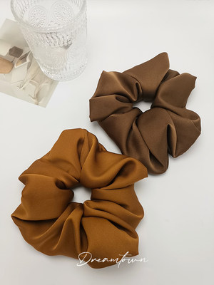 焦糖咖啡秋冬高级感大肠发圈