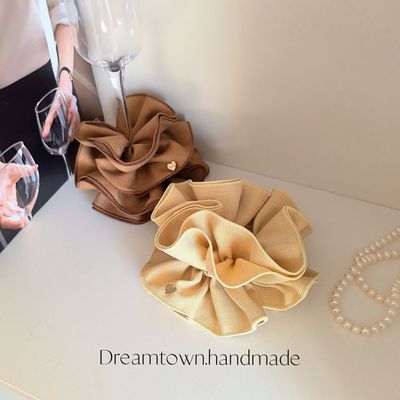 Dreamtown/匿名心跳 独立设计手作发圈 温柔韩风高级感发绳发饰